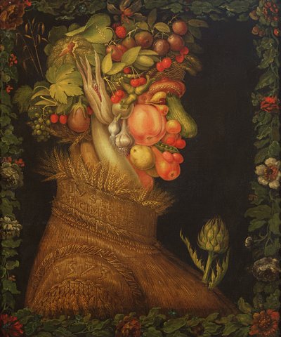 Été, 1573 - Giuseppe Arcimboldo